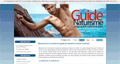 Desktop Screenshot of guide-naturisme.com